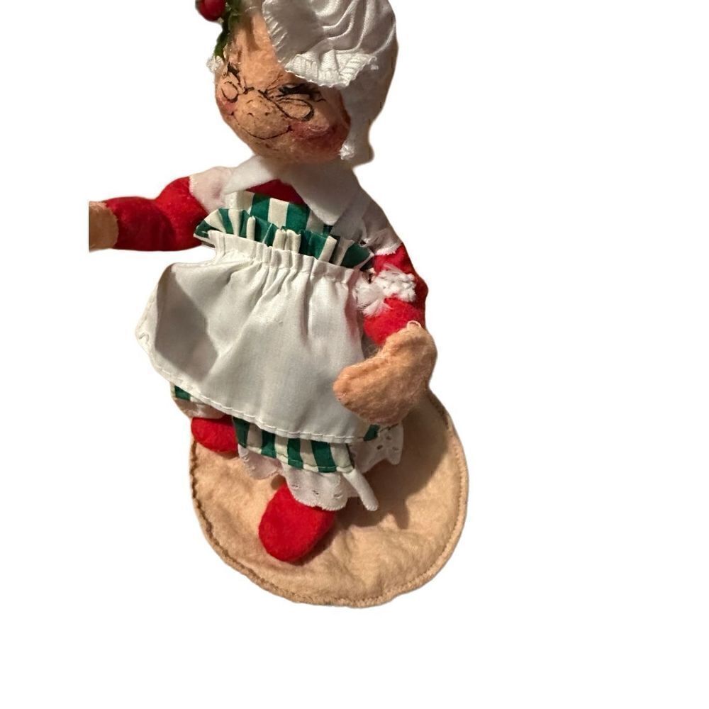 Annalee Mrs. Santa Bag 8 in Doll Figurine Handmade 1993 in the USA Christmas - Picture 3 of 10